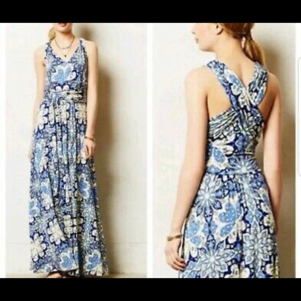 Anthropologie maxi dress by Vanessa Virginia